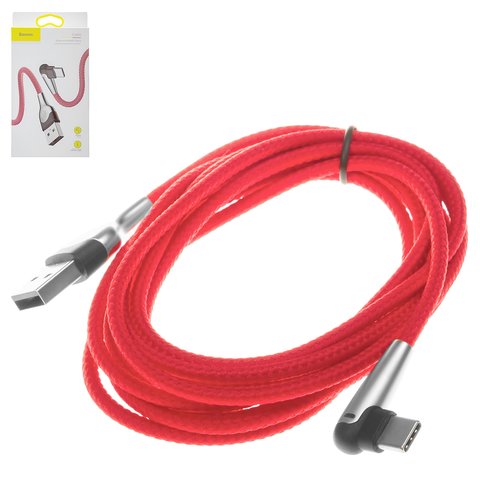 Charging Cable Baseus MVP Mobile Game, USB type A, USB type C, 200 cm, 2 A, red  #CATMVP E09