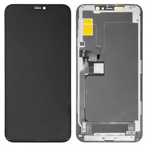 Дисплей для iPhone 11 Pro Max, черный, с рамкой, AAA, TFT 