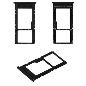 SIM Card Holder compatible with Xiaomi Redmi Note 10 5G, gray, graphite gray 