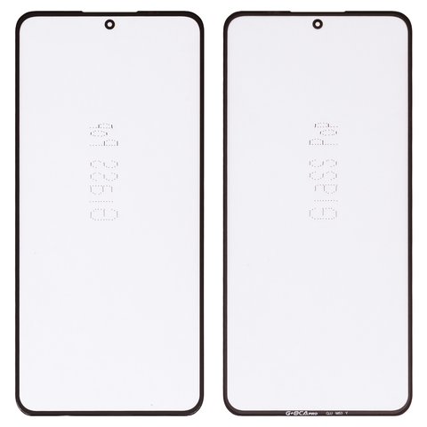 Housing Glass G+OCA PRO compatible with Xiaomi 12T, 12T Pro, with OCA film, black 