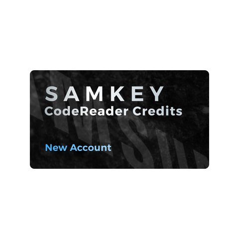 Samkey CodeReader Credits New Account