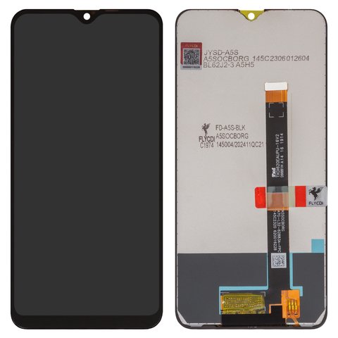 LCD compatible with Oppo A12, A5s, A7, black, without frame, FLYCDI, TXD1620EAUPU , CPH2083, CPH2077, CPH1909, CPH1920, CPH1912 