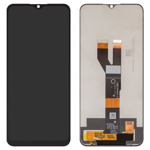 LCD compatible with Ulefone Note 16 Pro, black, without frame, High Copy, LM5C3544F0 A3 