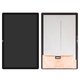LCD compatible with Cubot Tab 30; Blackview Tab 13, Tab 13 Pro; Teclast M50 Pro, (black, without frame, High Copy, blue flat)