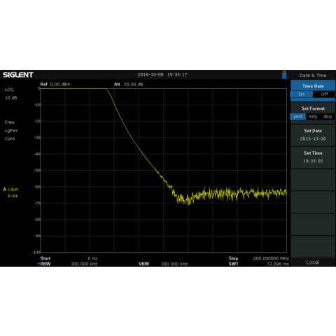 Generador de seguimiento SIGLENT TG SSA3000X para analizadores de espectro de serie SSA3000X