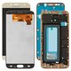 Pantalla LCD puede usarse con Samsung J730 Galaxy J7 (2017), dorado, con ajuste de brillo, ¡Atención! ¡No va a funcionar en la versión de Android 14 y posteriores!, con marco, Copy, (TFT)