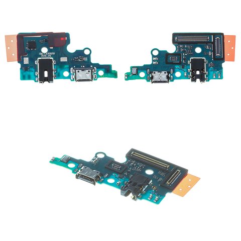 Cable flex puede usarse con Samsung A705F DS Galaxy A70, del conector de carga, con micrófono, Original PRC , placa del cargador