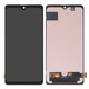 Pantalla LCD puede usarse con Samsung A715 Galaxy A71, negro, sin marco, High Copy, con borde ancho, (OLED)
