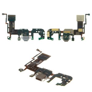 Cable flex puede usarse con Samsung G955F Galaxy S8 Plus, del conector de carga, con micrófono, High Copy