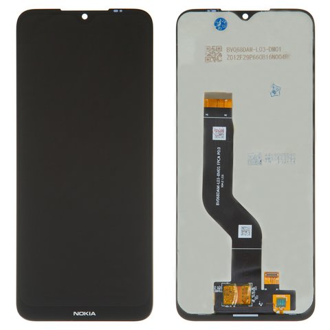 Pantalla LCD puede usarse con Nokia G50, negro, sin marco, Original PRC