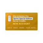 Créditos Sim-Unlocker Pro Sprint Special Edition (cuenta nueva)