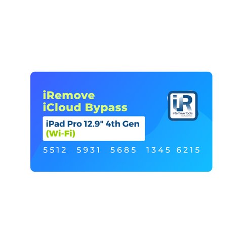 iRemove iCloud Bypass para iPad Pro 12.9" 4th Gen Wi Fi