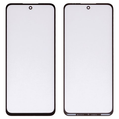Vidrio de carcasa puede usarse con Xiaomi Poco M6 Pro 5G, Redmi 12, Redmi 12 5G, con película OCA, negro