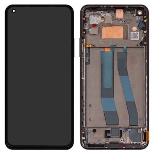 Pantalla LCD puede usarse con Xiaomi Mi 11 Lite, Mi 11 Lite 5G, negro, con marco, original vidrio reemplazado , #WM6556Z21 1