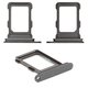 Sujetador de tarjeta SIM puede usarse con iPhone 16 Pro, iPhone 16 Pro Max, negro, single Sim, black titanium