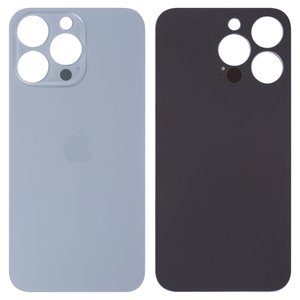 Panel trasero de carcasa puede usarse con iPhone 13 Pro, azul claro, no es necesario desmontar la cámara, Original PRC , sierra Blue, big hole