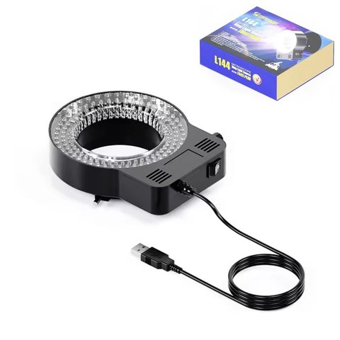 Iluminación para microscopio Mechanic L144, diodo, 144 LED