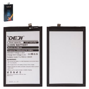 Batería Deji BN5R puede usarse con Xiaomi Poco C61, Redmi A3, Redmi A3x, Li ion, 3.82 V, 5000 mAh