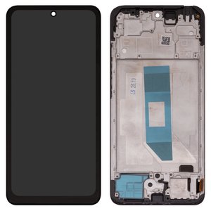 Pantalla LCD puede usarse con Xiaomi Redmi Note 14 4G, negro, con marco, Copy, TFT , 161.5mm, 24117RN76E, EU version