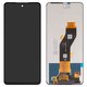 Pantalla LCD puede usarse con Tecno Pop 8, Spark 20 (KJ5), Spark 20C (BG7), Spark Go (2024) (BG6); Infinix Hot 40i (X6528B), Smart 8 (X6525), negro, sin marco, original (vidrio reemplazado), BV066G3M-L0A-XM00