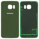 Задня панель корпуса для Samsung G925F Galaxy S6 EDGE, зелена, смарагдова, Сopy