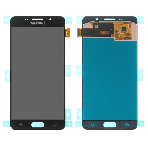 Дисплей для Samsung A510 Galaxy A5 2016 , чорний, без рамки, Original, сервісне опаковання, #GH97 18250B
