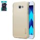 Чехол Nillkin Super Frosted Shield для Samsung A320 Galaxy A3 (2017), розовый, матовый, пластик, #6902048137288