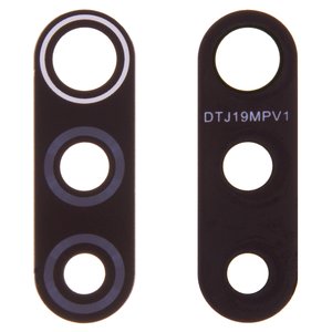 Стекло камеры для Xiaomi Poco M2, черное