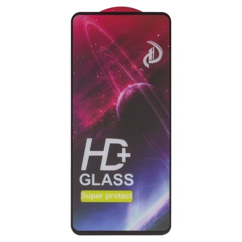 Защитное стекло All Spares для Samsung A736 Galaxy A73 5G, 0,33 мм 9H, совместимо с чехлом, Full Glue, черный, cлой клея нанесен по всей поверхности