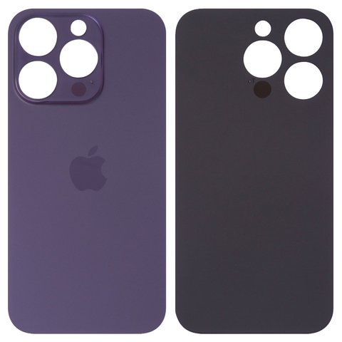 Задняя панель корпуса для iPhone 14 Pro, фиолетовая, не нужно снимать стекло камеры, Original PRC , big hole