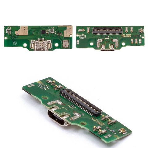 Шлейф для Samsung T295 Galaxy Tab A 8.0 2019, коннектора зарядки, с компонентами, плата зарядки