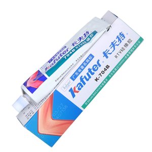 Клей герметик Kafuter K 704B, 45 г, черный, полугустой