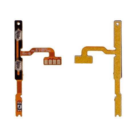 Шлейф для Motorola Moto E14, Moto G04, Moto G04s, кнопок звука, кнопки включения, Original PRC 