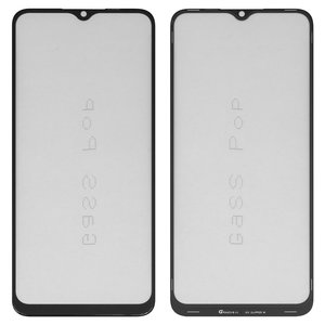 Скло корпуса G+OCA PRO для Realme 5i, 5s, 6i, з ОСА плівкою, чорне