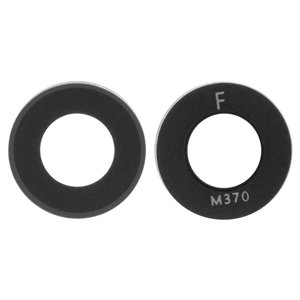 Стекло камеры для Xiaomi Redmi Note 12S, черное, без рамки, small