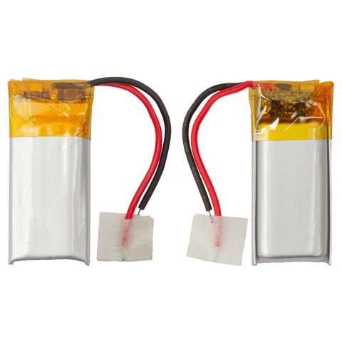 Акумулятор 401226P, 26 мм, 12 мм, 4,0 мм, Li ion, 3,7 В, 75 мАг, з контролером