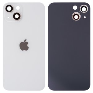 Задняя панель корпуса для iPhone 13, белая, со стеклом камеры, small hole