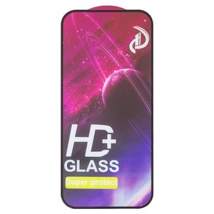Захисне скло для Apple iPhone 17 Pro, сумісне з чохлом, Full Glue, без упаковки , чорний