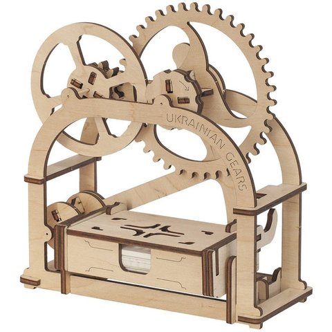 Mechanical 3D Puzzle UGEARS Business Card Holder