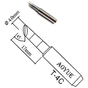 Паяльное жало AOYUE T 4C