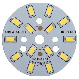 PCB with LEDs 7 W (cold white, 840 lm, 50 mm) PCB with LEDs 7 W (cold white, 840 lm, 50 mm)